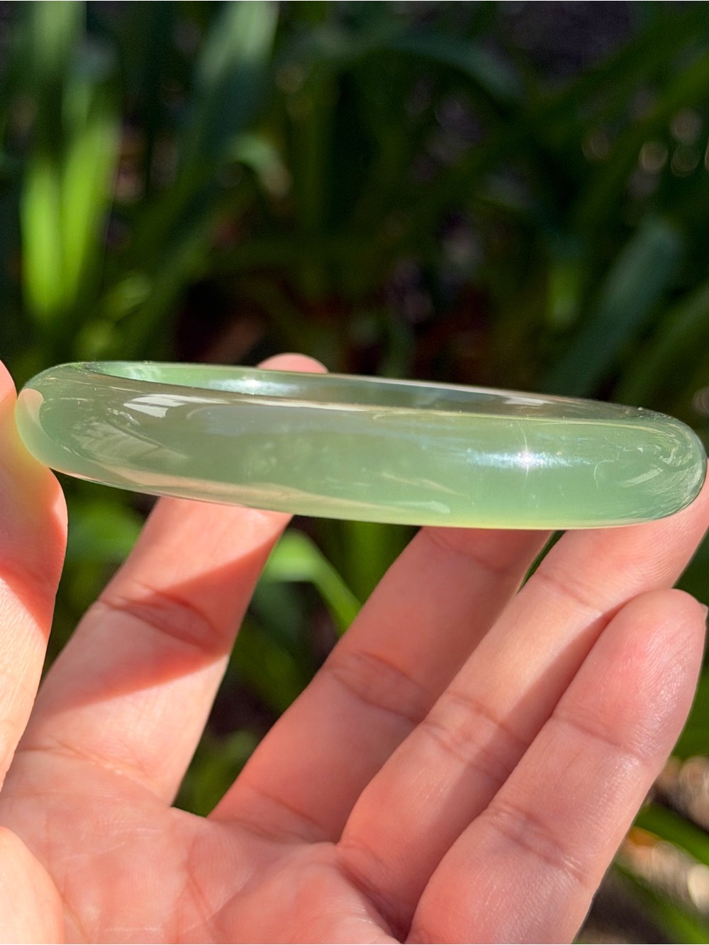 Green Jade Bangle Bracelet - Women Jewelry Palo